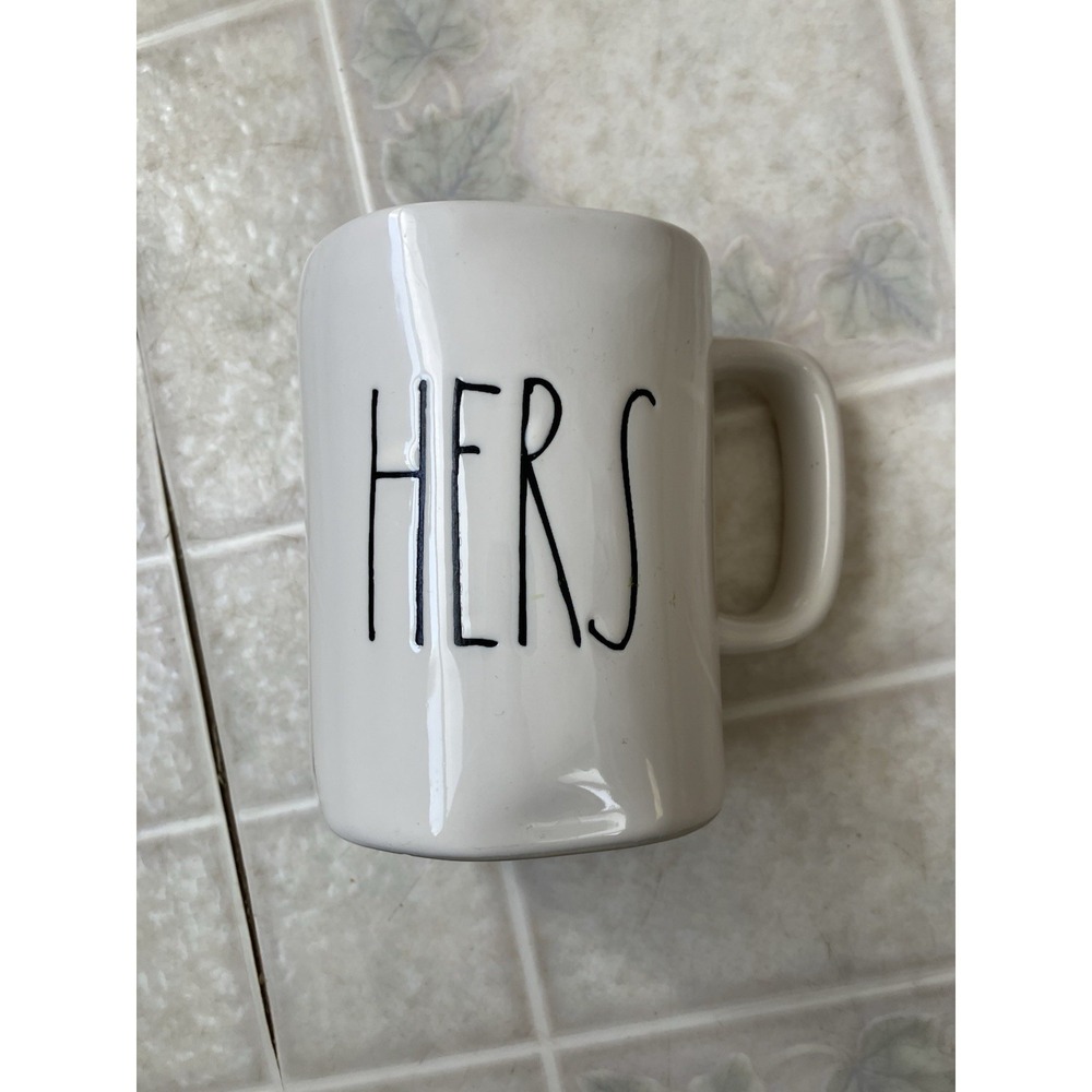 Rae Dunn HERS Coffee Mug Cup Large Letter Ceramic Farmhouse Style‎ Artisan Coll